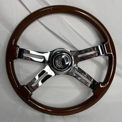 ウッドステアリング ハンドル